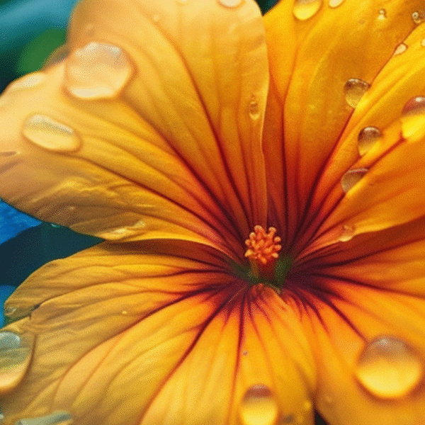 close up image of a summer flower that can be used for summer phone wallpaper design