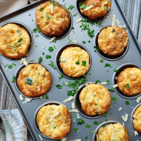 Image for Breakfast Egg Muffins with Broccoli and Cheddar�