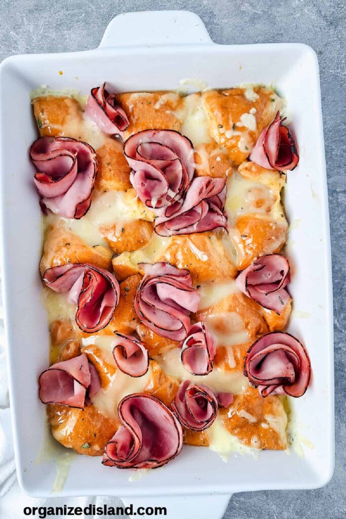 ham and eggs bake