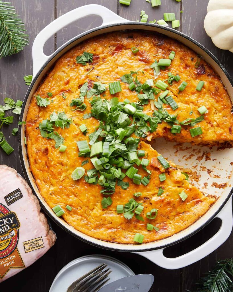 ham cheese hash brown casserole