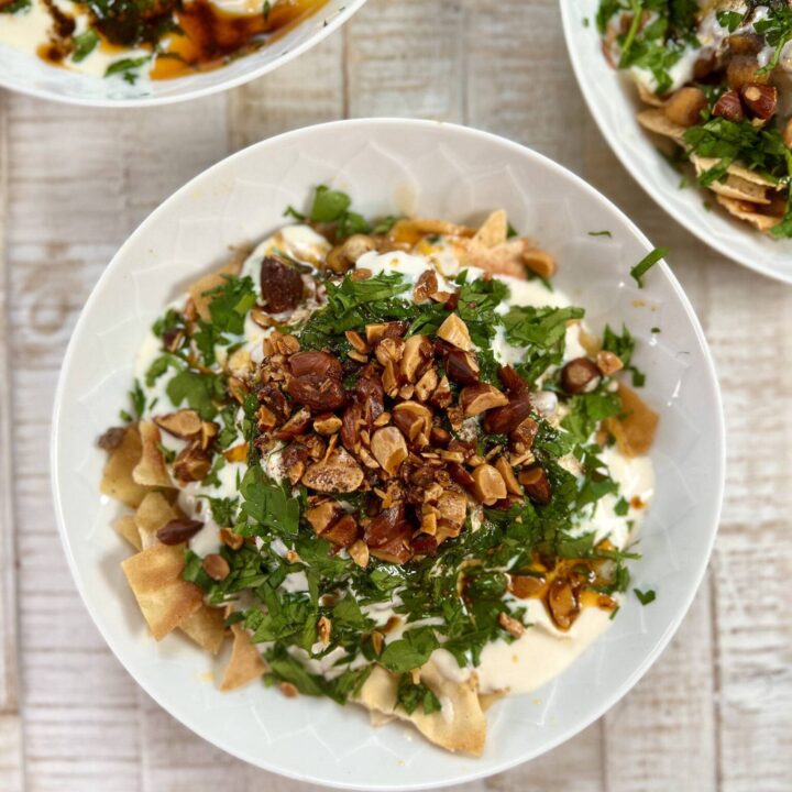 Breakfast Hummus Fatteh