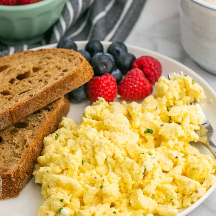 Image for Fluffy Scrambled Eggs with Cottage Cheese