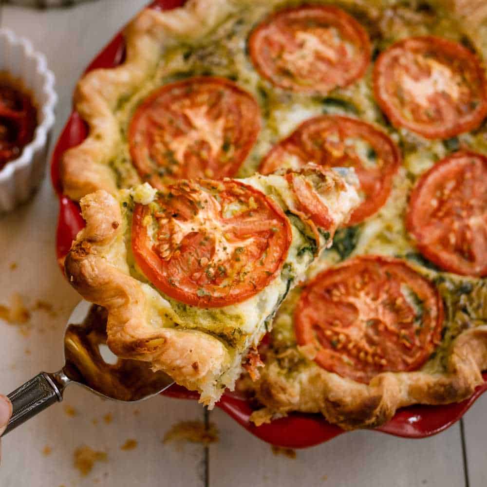 sun-dried tomato quiche
