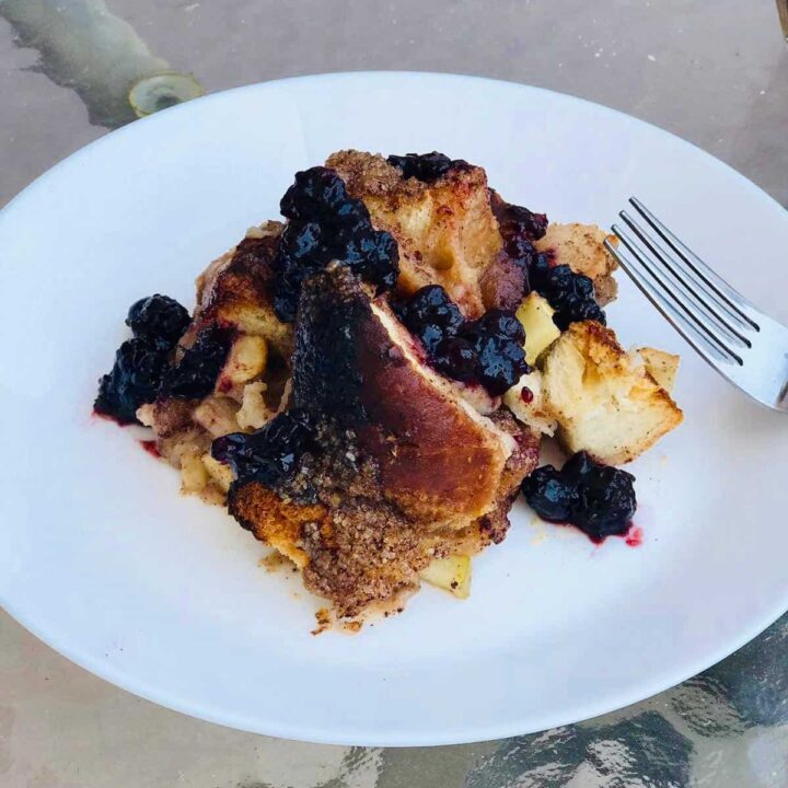 Image for Apple Cinnamon Vegan French Toast Casserole