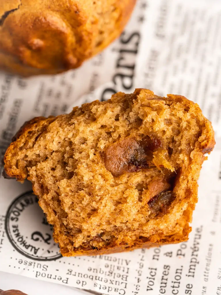 date sweetened muffins