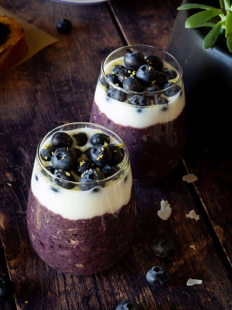 lemon blueberry overnight oats