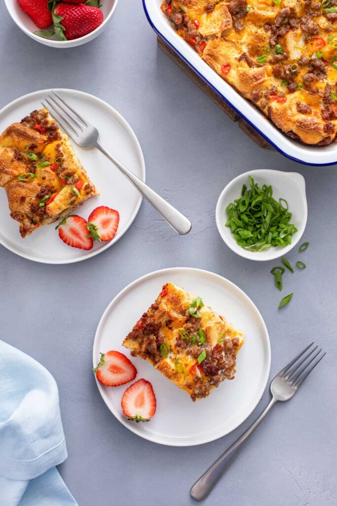 make ahead breakfast casserole