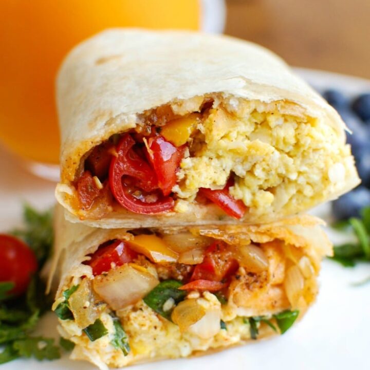 Image for Vegetarian Breakfast Egg Burritos