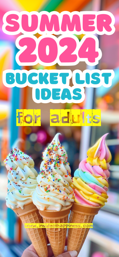 things to do in the summer bucket list