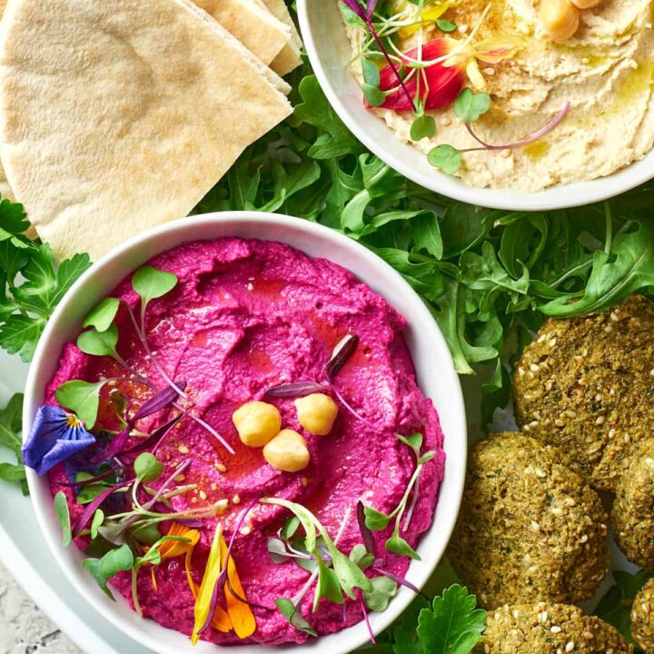 Image for Creamy Roasted Pink Beetroot Hummus