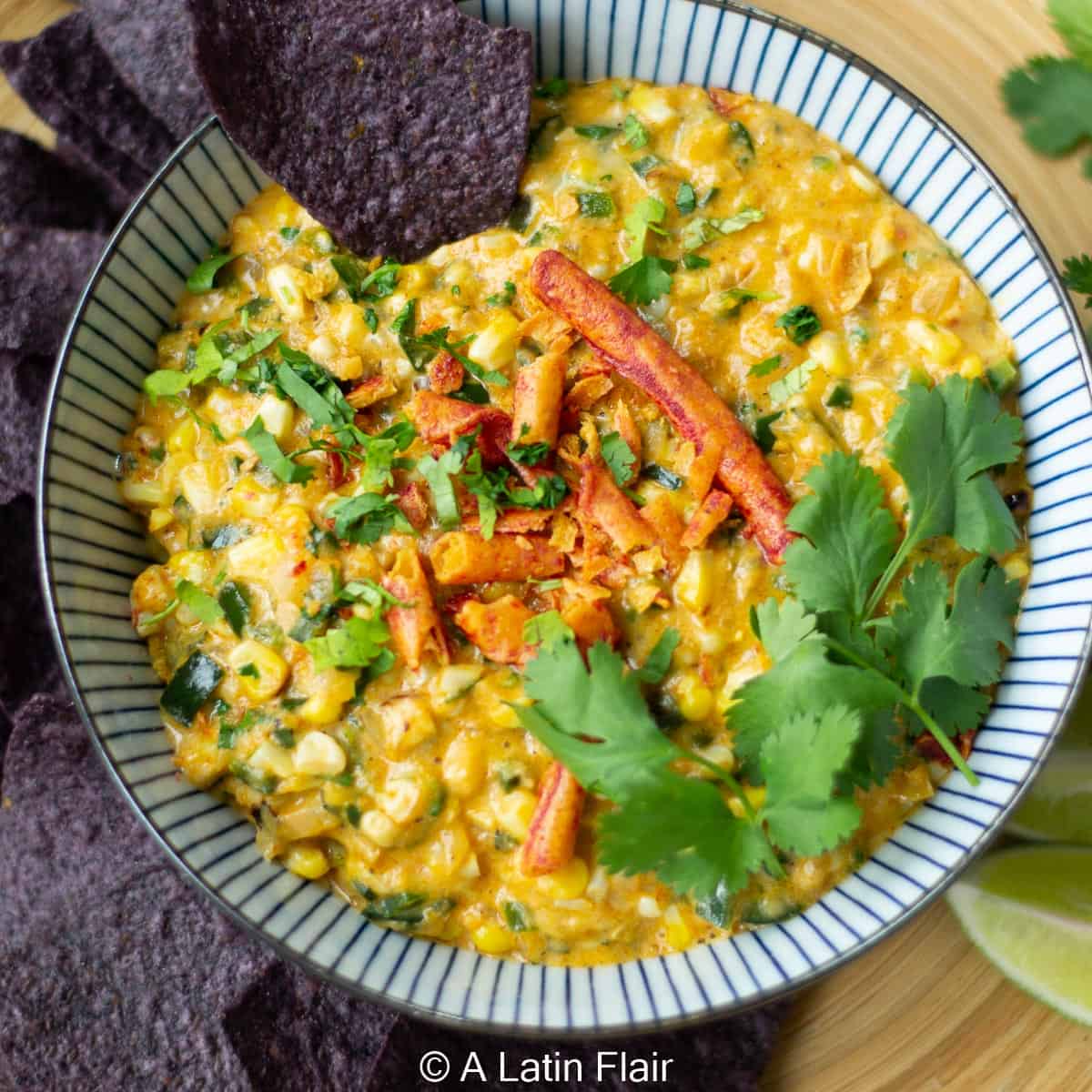 Image for Creamy Elote (Corn) Dip with Poblano Peppers