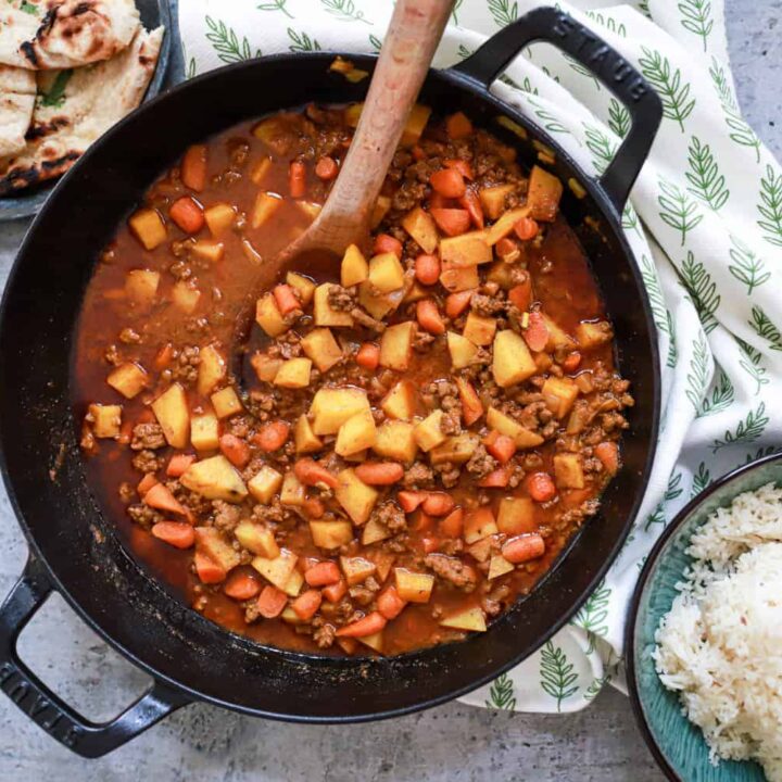 Image for Ground Beef Curry (Aloo Keema)