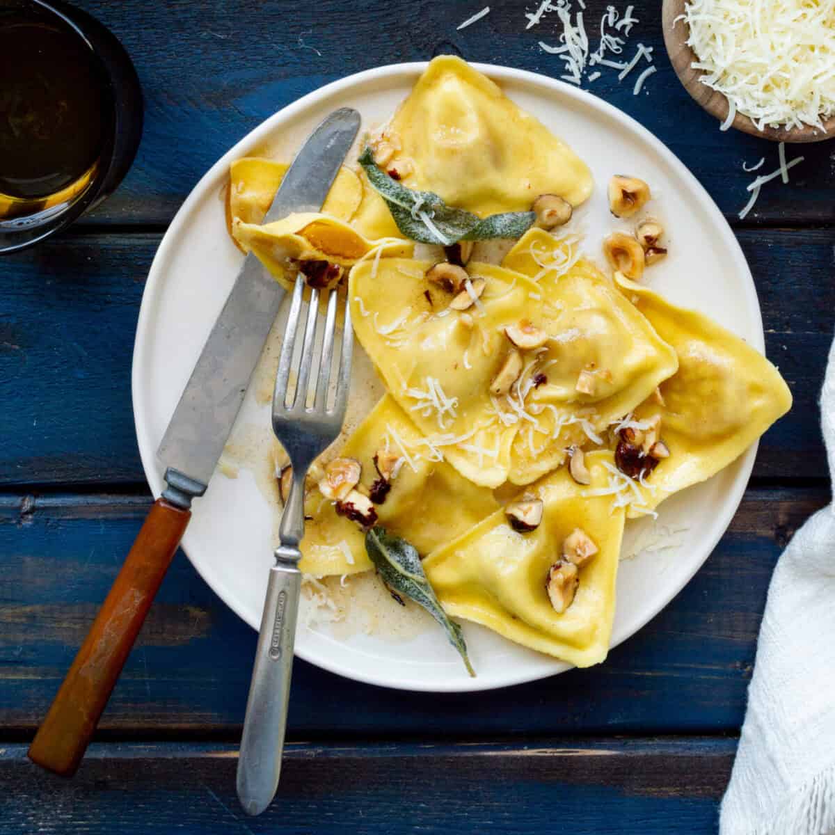 Image for Butternut Squash Ravioli with Sage Browned Butter Sauce