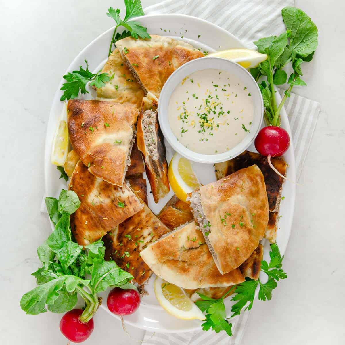 Image for Arayes (Meat Stuffed Pitas)
