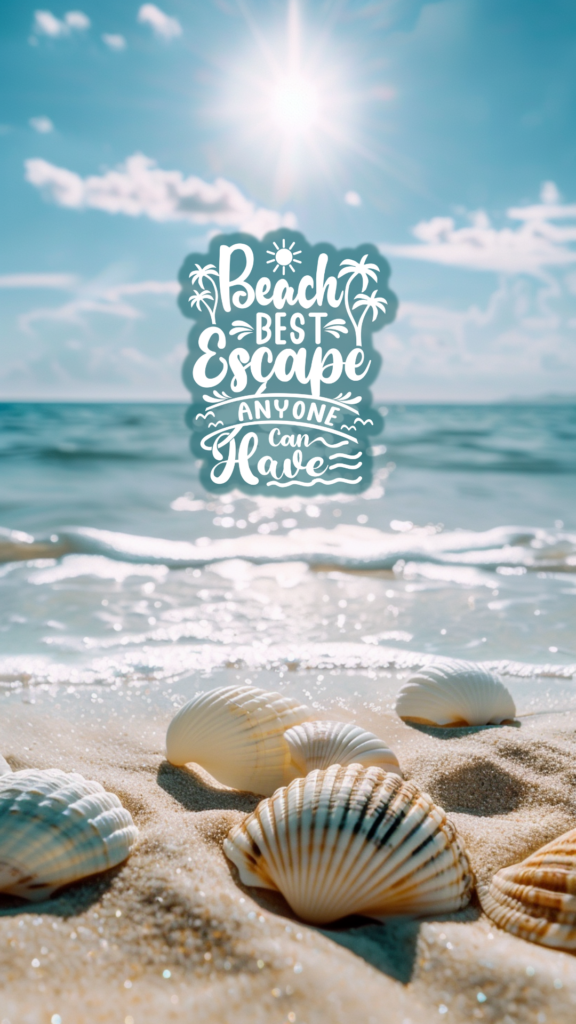 blue seashells