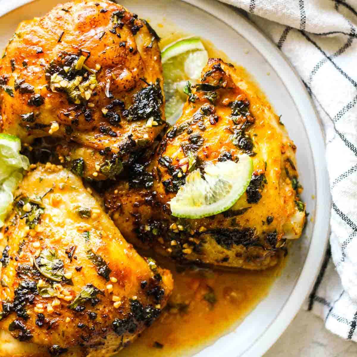 Image for Air Fryer Cilantro Lime Chicken Thighs