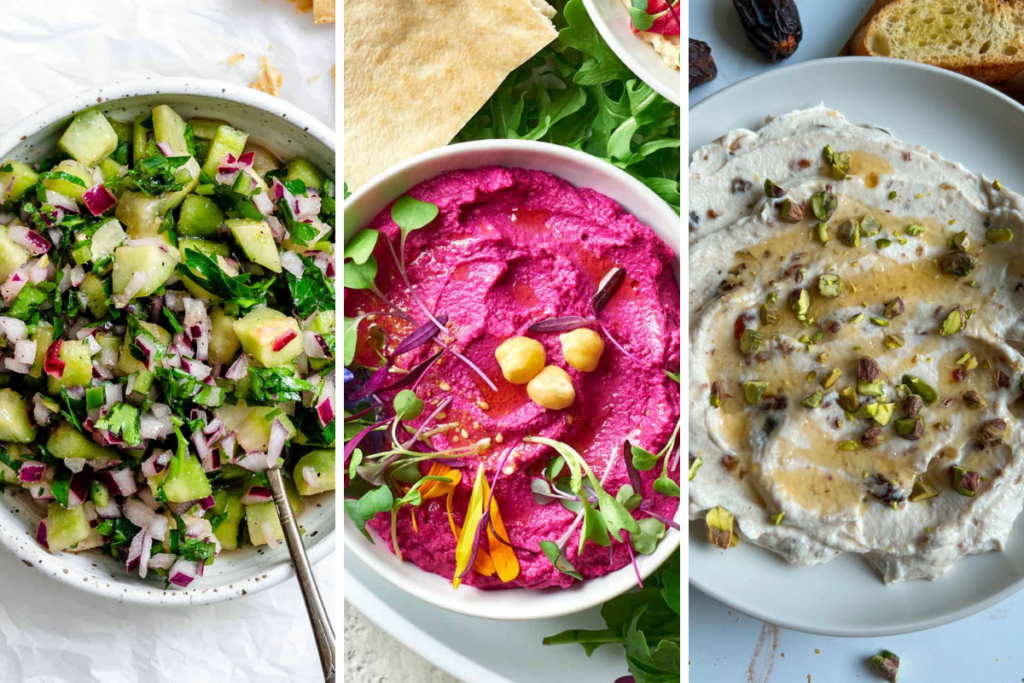 dips and appetizers