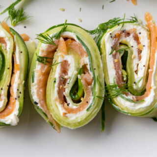 Image for Crowd-Pleasing Everything Bagel Low Carb Cucumber Rolls