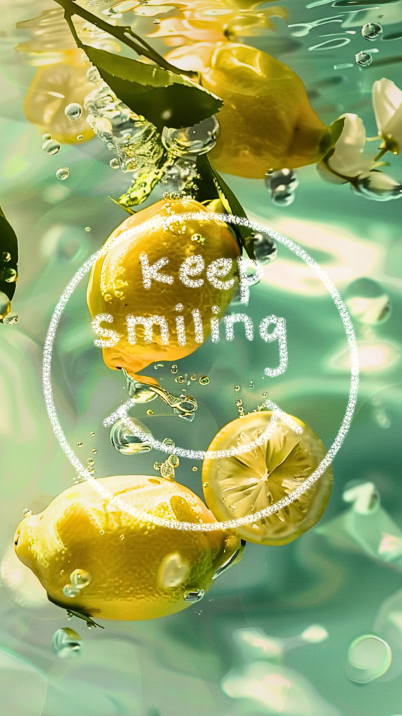 keep smiling you lemon