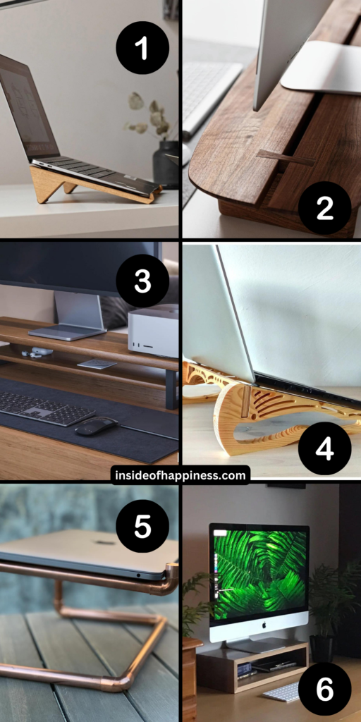 monitor and laptop stand