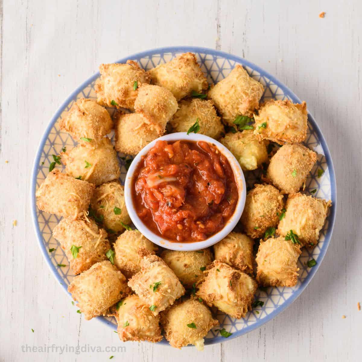 Image for Crispy Air Fryer Ravioli Recipe