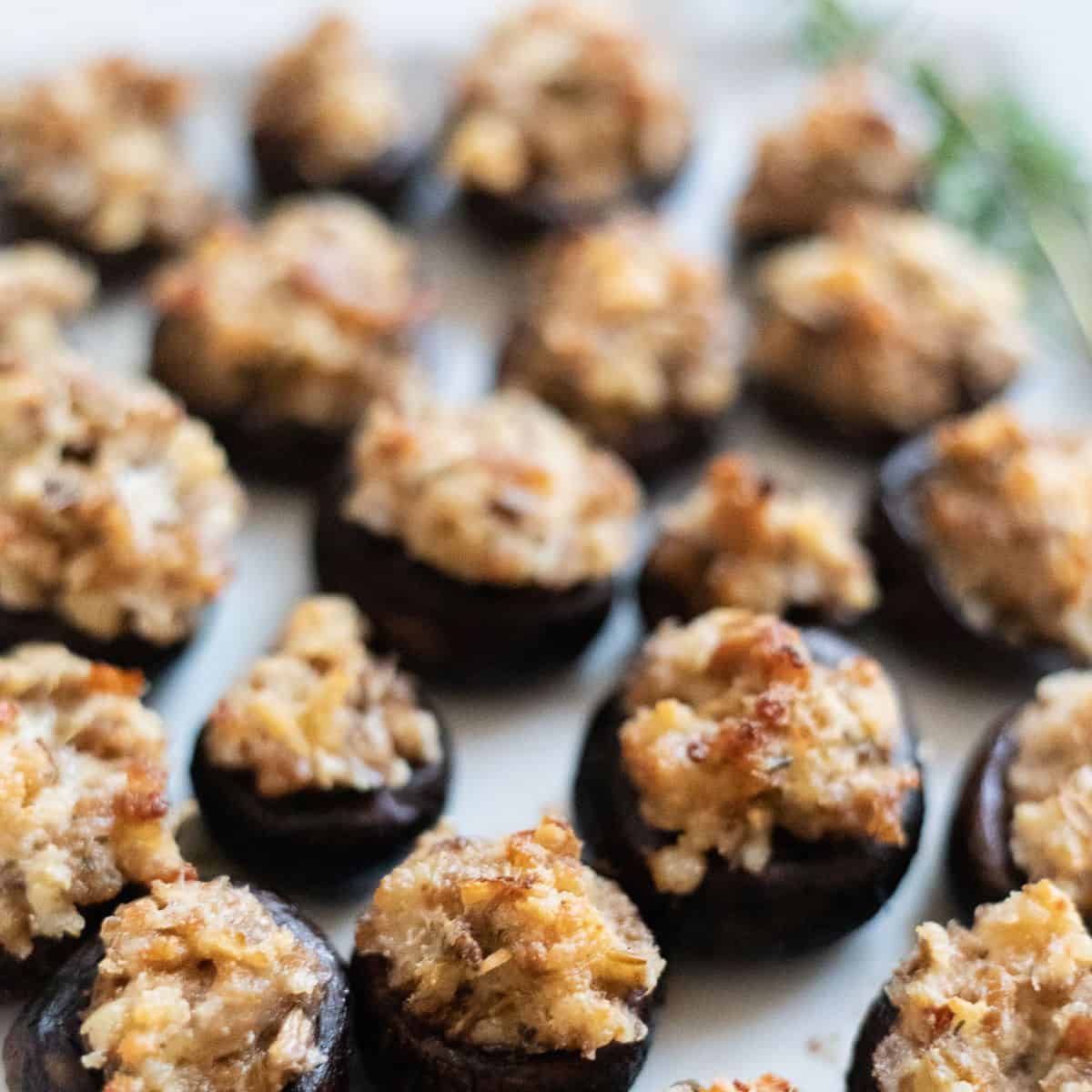 Image for Sausage-Stuffed Mushrooms