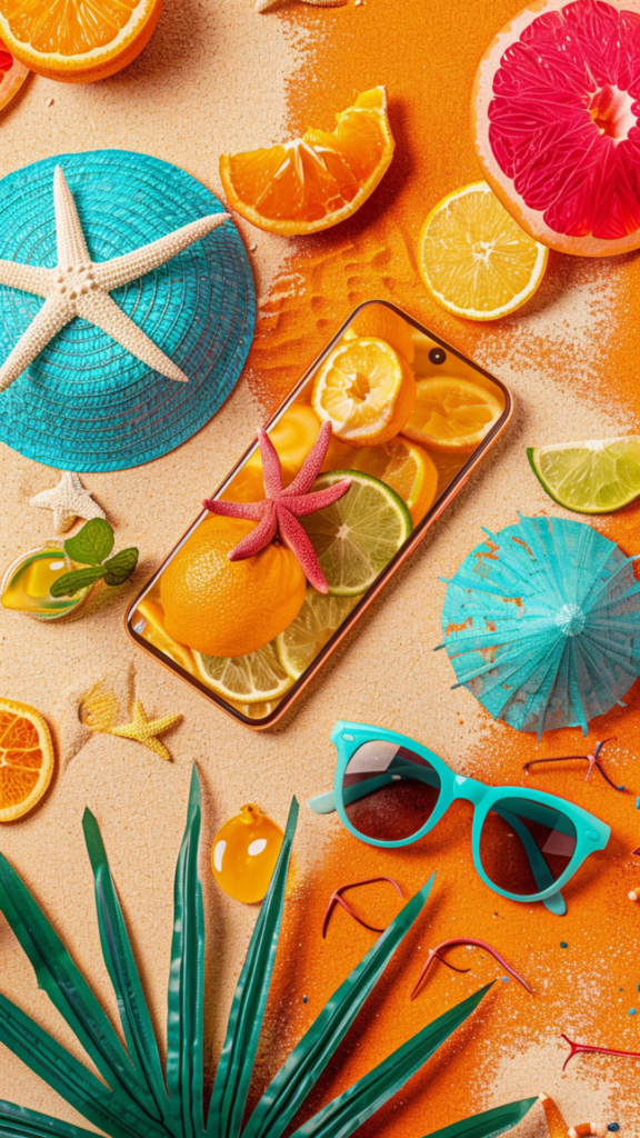 starfish and sunglasses