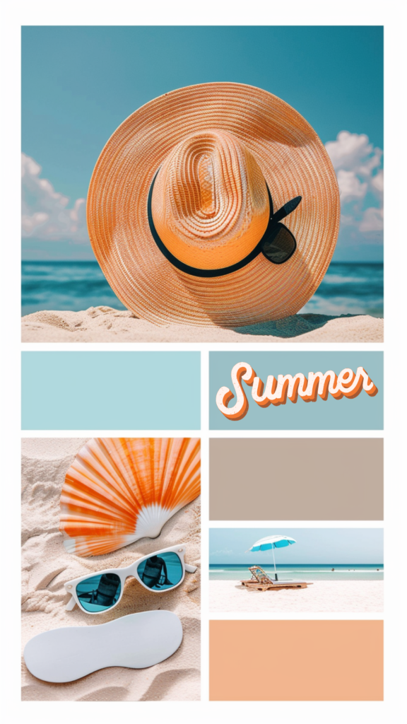 summer colors swatch