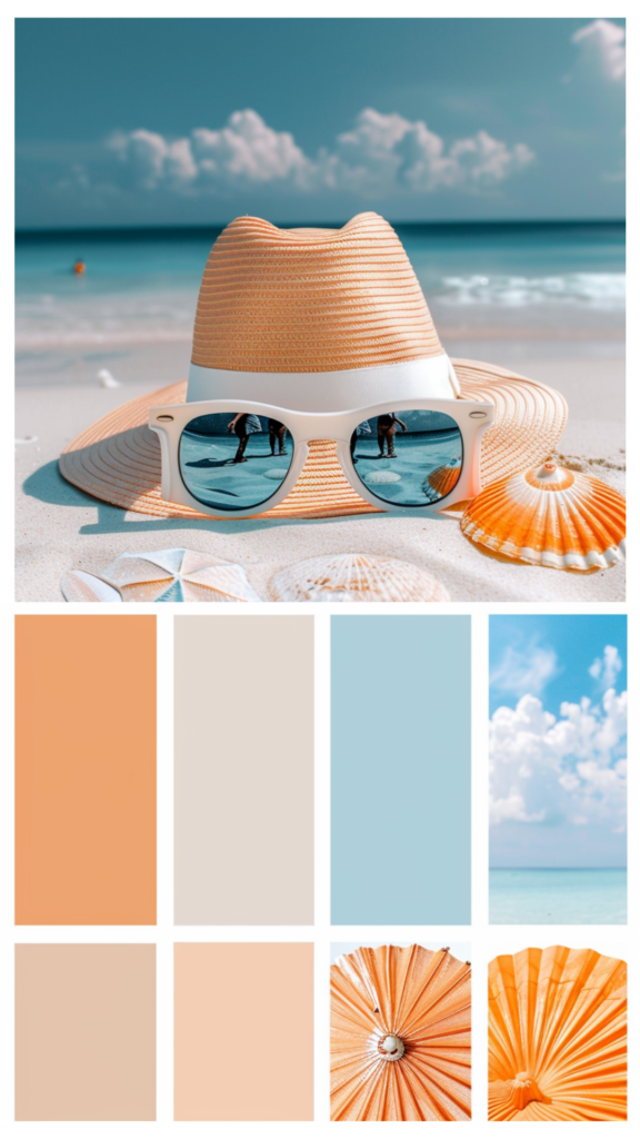 summer pastel pallete