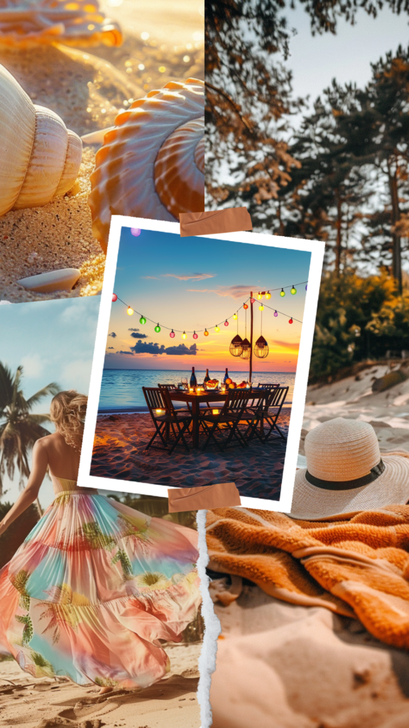summer photo collage