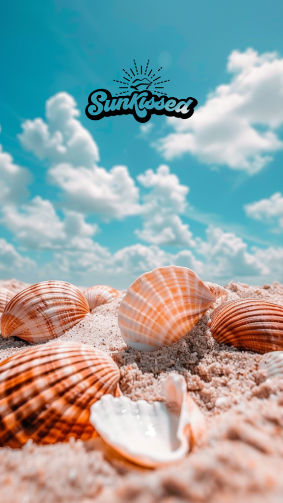 sun kissed seashells