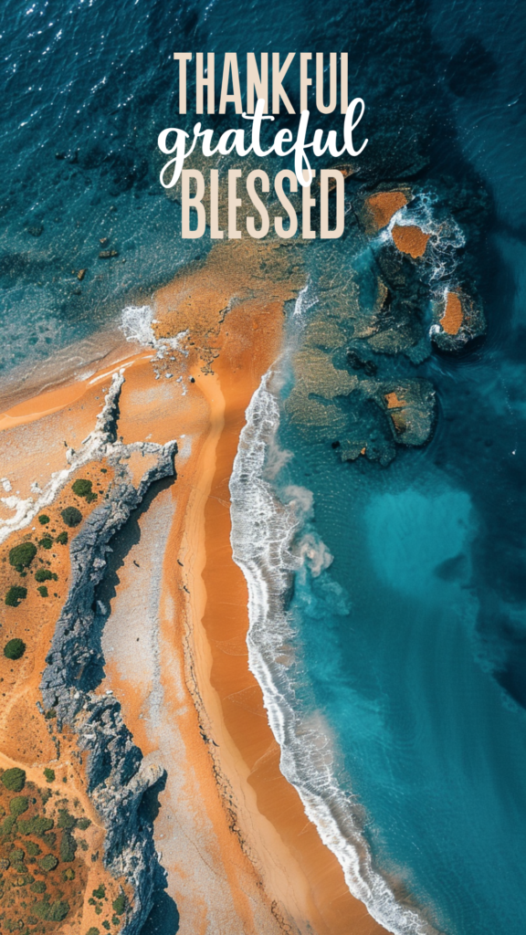 thankful grateful blessed summer phone wallpaper