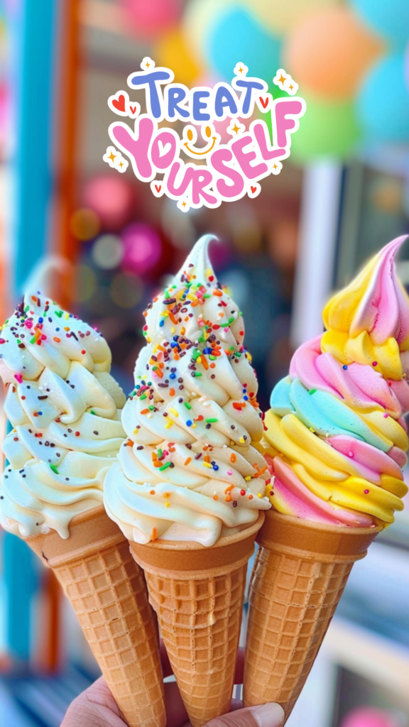treat yourself ice creams
