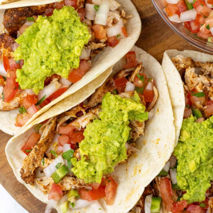 Image for Shredded Chicken Tacos with Pico de Gallo