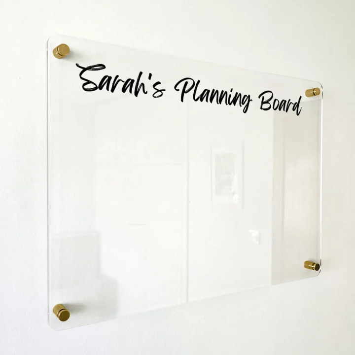 Image for Acrylic Personalized Dry Erase Board