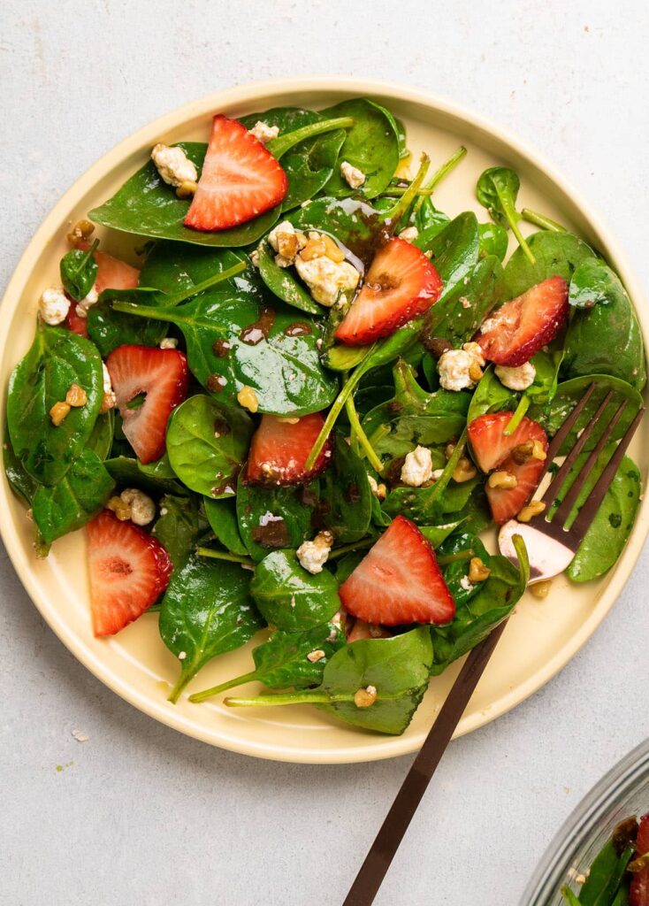 strawberry-spinach-salad