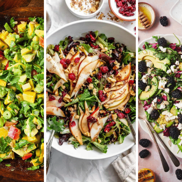summer salad with fruit