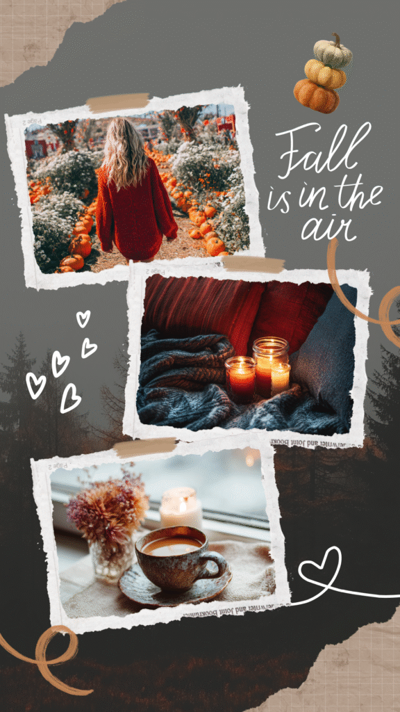 fall is in the air collage