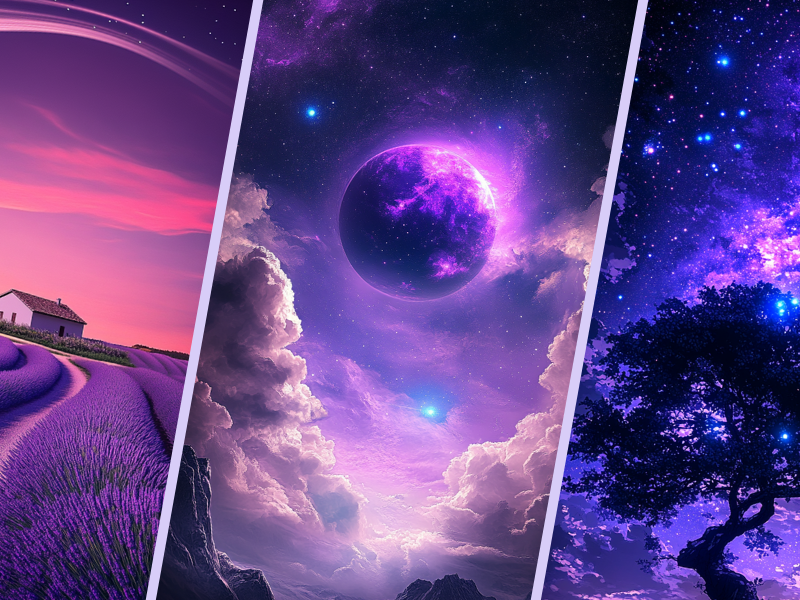 featured image purple sky phone wallpaper