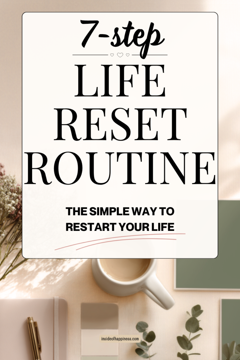 How to Get Your Life Together: A Simple Step-by-Step Life Reset Plan ...