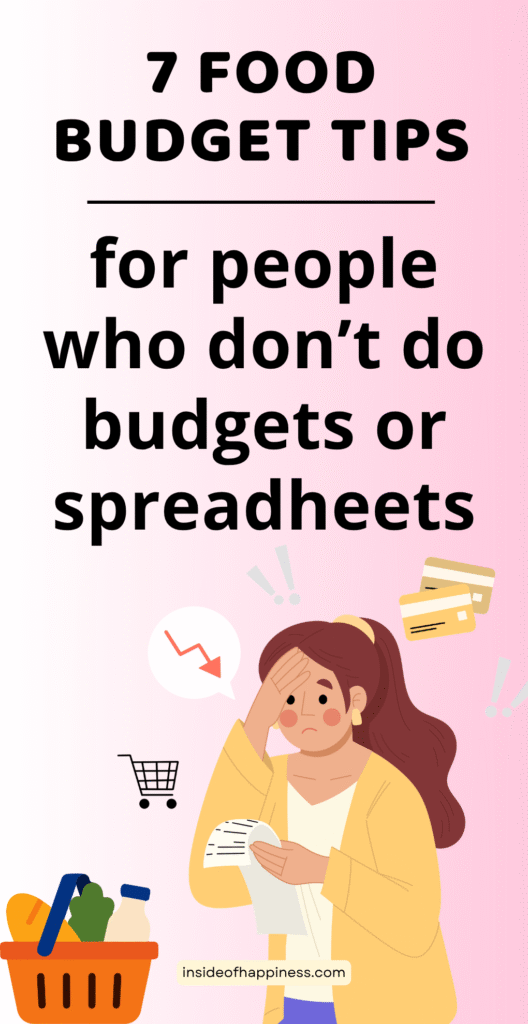 pin image on food budget tips to save money on food by meal plannig better, rollover meals and spending smart