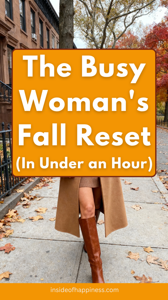 the busy woman fall reset