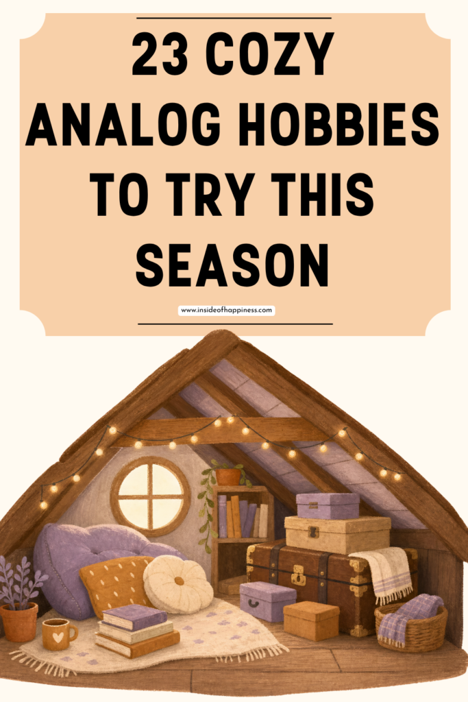 cozy analog hobbies
